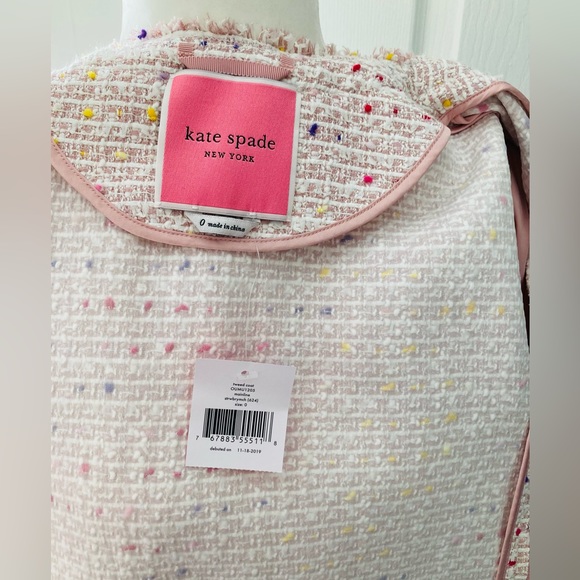 Kate Spade Tweed Coat NWT - Picture 7 of 13